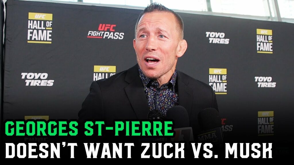 Georges St-Pierre doesn't want Musk vs. Zuckerberg; says Khabib could be grappling opponent