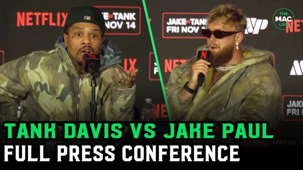 Gervonta ‘Tank’ Davis vs. Jake Paul Press Conference: “You Put Your Hands on a Woman - CLOWN”