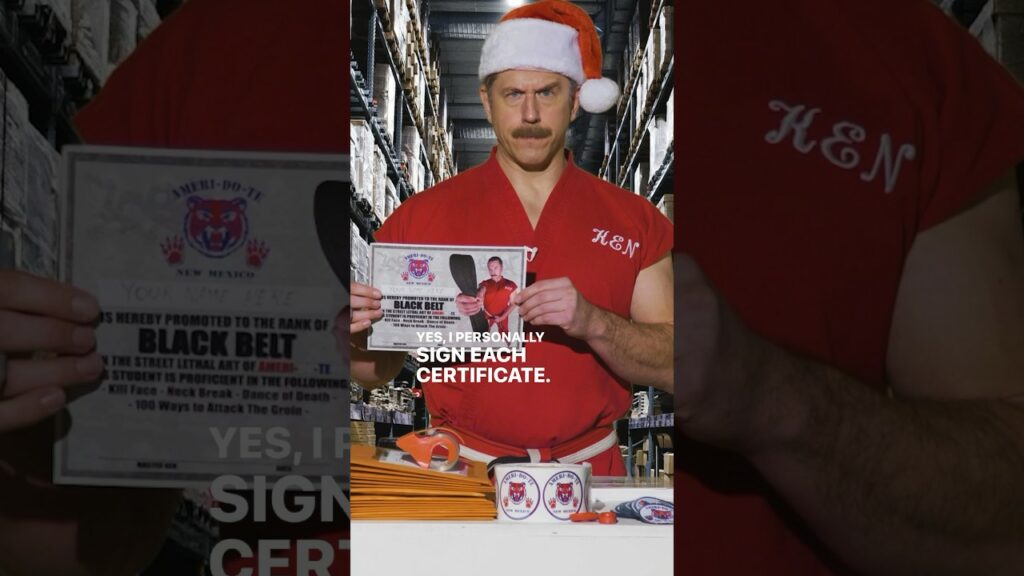 Get your black belt from Master Ken today! #masterken #blackbelt