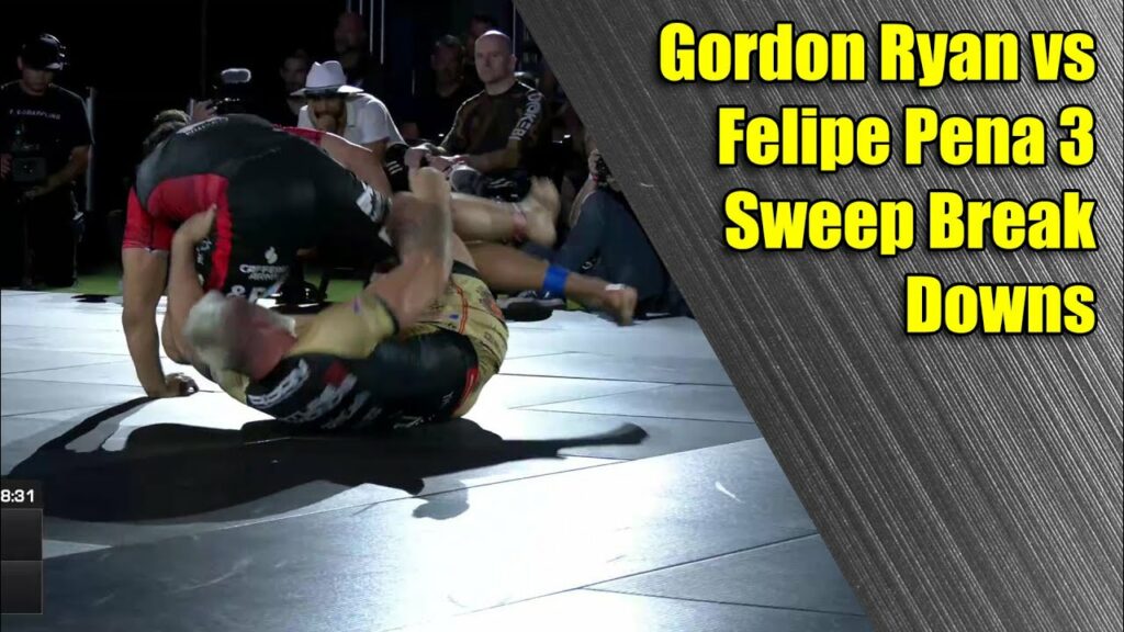 Gordon Ryan vs Felipe Pena 3 - Sweep Break Downs