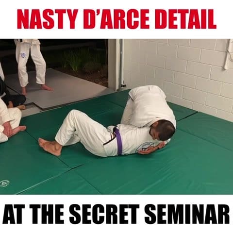 Great details about d'arce choke! What do you think? credit Gracie Breakdown