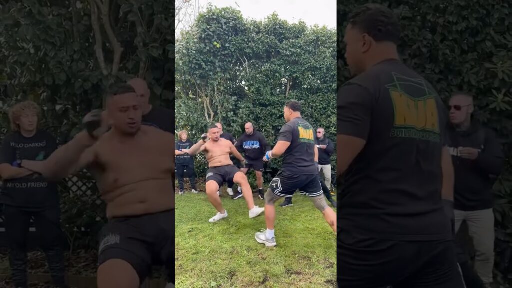 Great head movement for a backyard scrap!