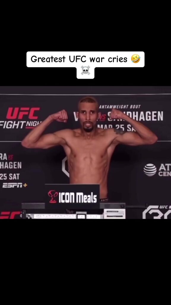 Greatest UFC war cries! Which one is your favourite