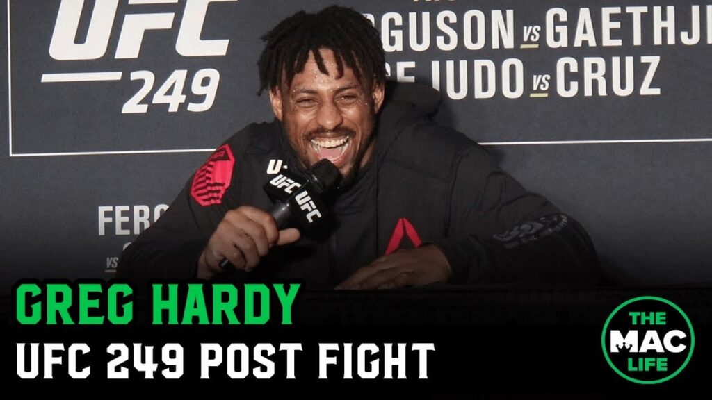 Greg Hardy appreciates Daniel Cormier's ringside commentary as extra coaching | UFC 249 Post Fight