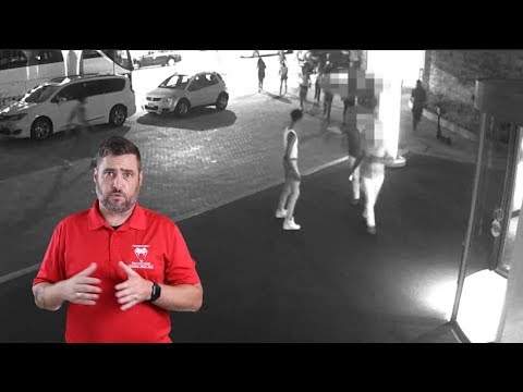 Group Of Teens Wreak Havoc Outside Of Hotel