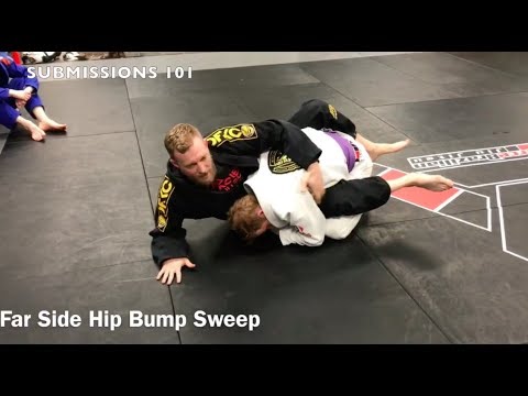 Guard Sweep: Far Side Hip Bump (Counter Option)