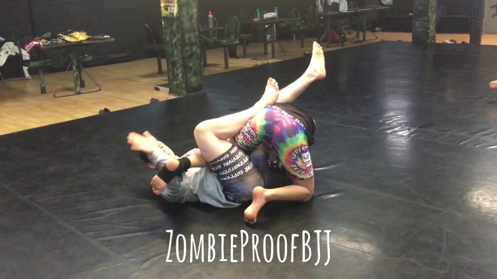 Guillotine Choke To IBJJF Legal ToeHold - ZombieProofBJJ (NoGi)