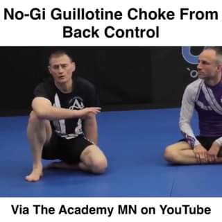 Guillotine Choke from Back Control