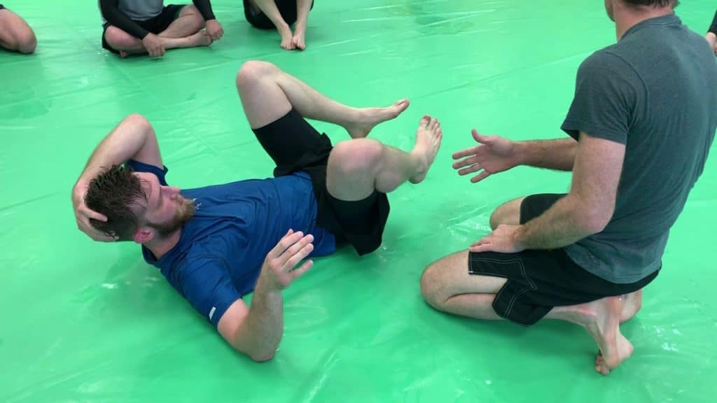 Guillotine Defense (from the Knees)