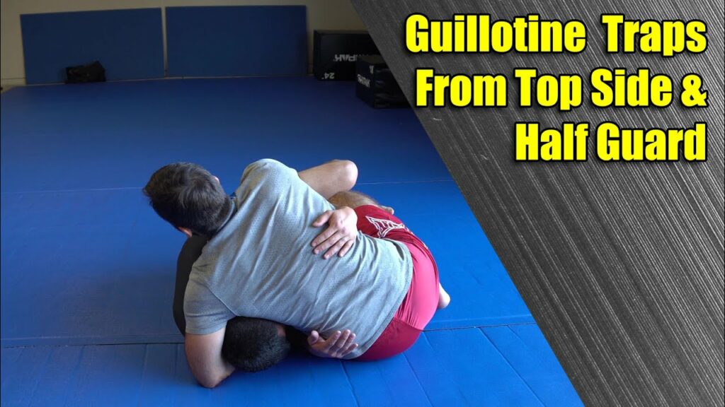 Guillotine Trap from Top Half Guard and Side Mount
