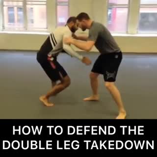 HOW TO DEFEND THE DOUBLE LEG TAKEDOWN BY HUDSON TAYLOR    bernardofariabjj