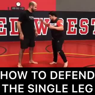 HOW TO DEFEND THE SINGLE LEG AGAINST A BIGGER OPPONENT BY ANGEL CEJUDO
 @bjj.fana...
