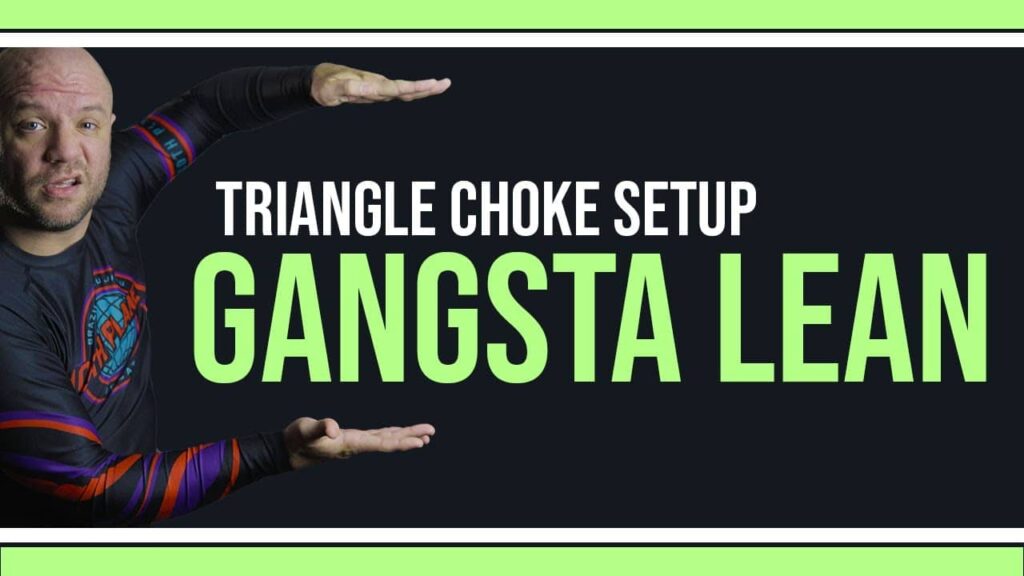 HOW TO Triangle Choke from MOUNT (Gangsta Lean - 10th Planet Jiu Jitsu)
