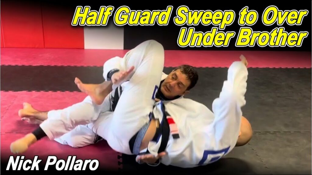 Half Guard Sweep to Over Under Brother Nick Pollaro