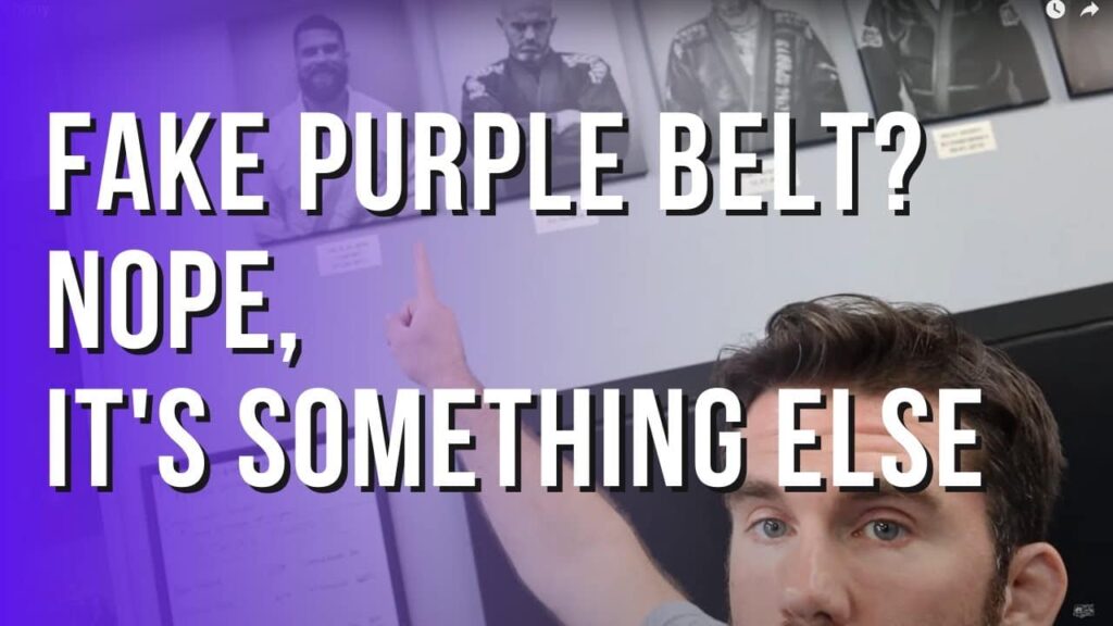 He Feels like a Fake Purple Belt Because of White Belt Memories