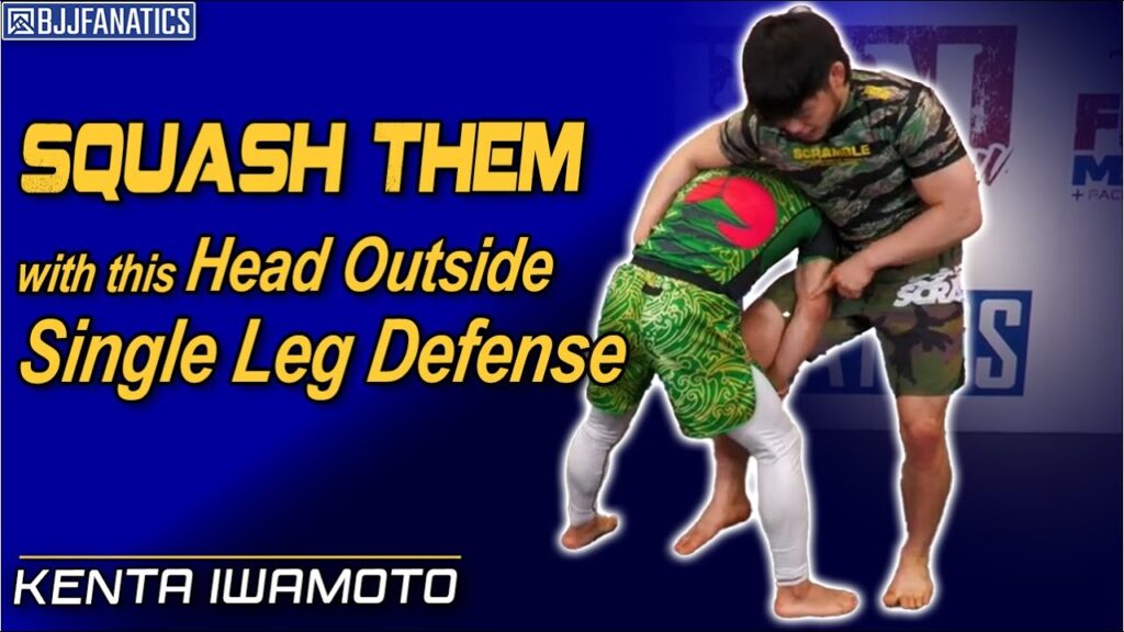 Head Outside Single Leg Defense by Kenta Iwamoto