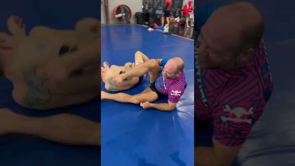 Heel Hook from Rubber Guard??!! 🤯 #bjj #jiujitsu #grappling