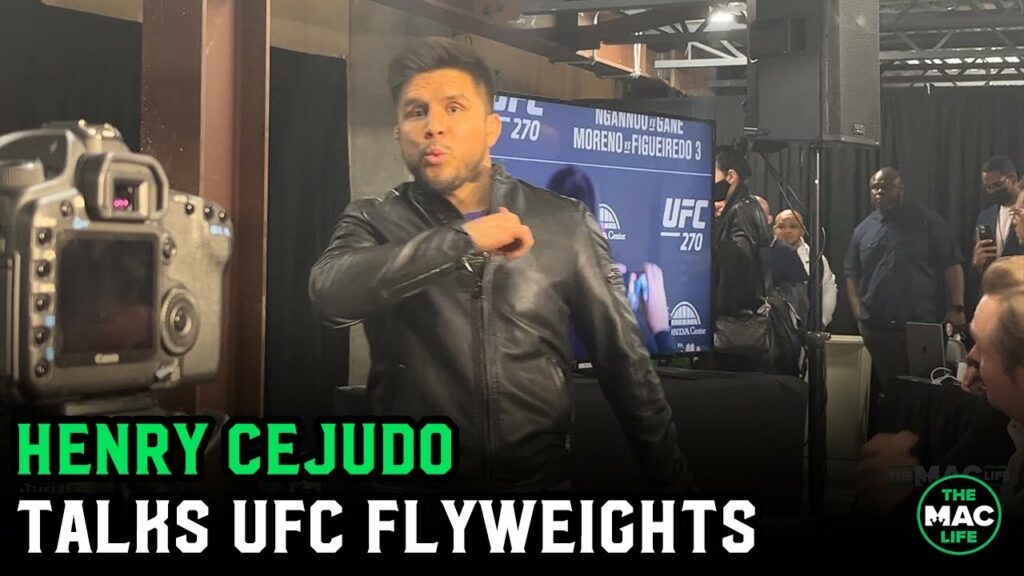 Henry Cejudo gives speech on UFC flyweights: "These dudes were talked about more than anyone"