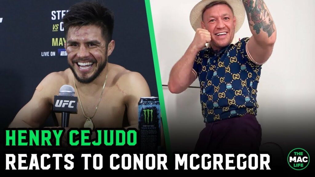Henry Cejudo responds to Conor McGregor’s coaching tips: “Thanks Conor!”