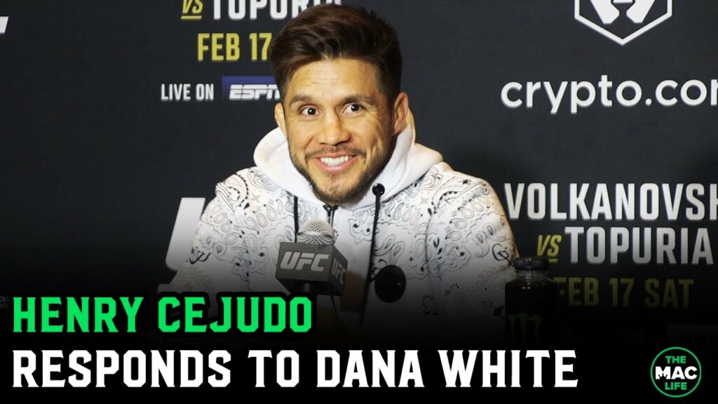 Henry Cejudo responds to Dana White criticism: "Maybe he's right"