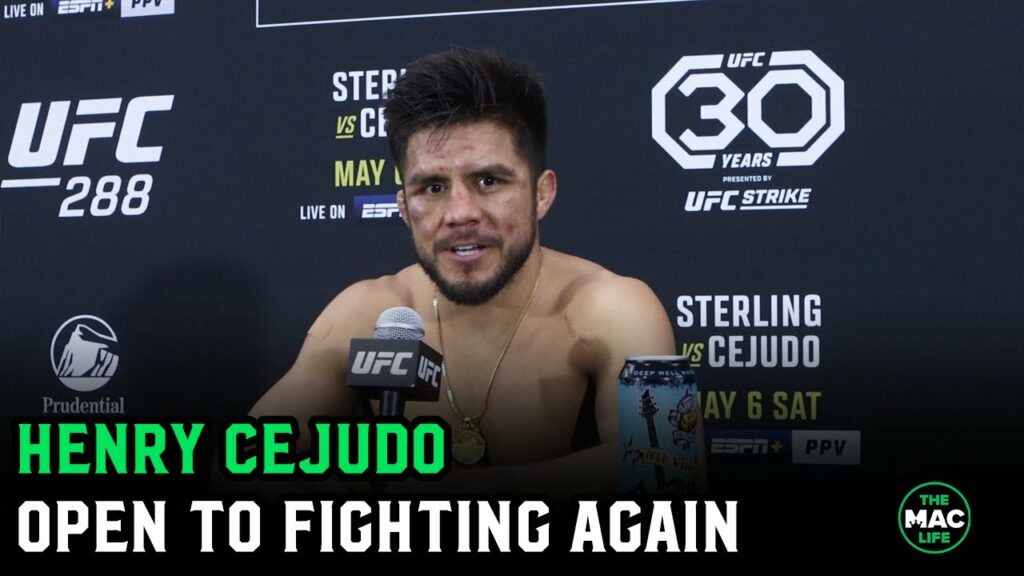 Henry Cejudo unsure on future: “I’m only here to chase greatness” | UFC 288 Post Presser