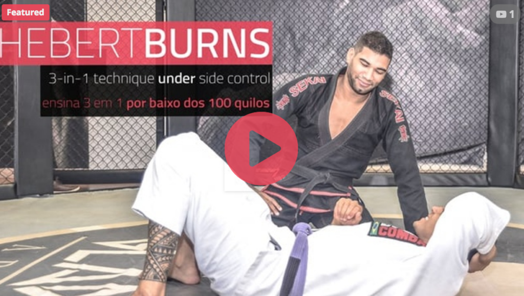 Herbert Burns teaches 3 ways to finish under side control