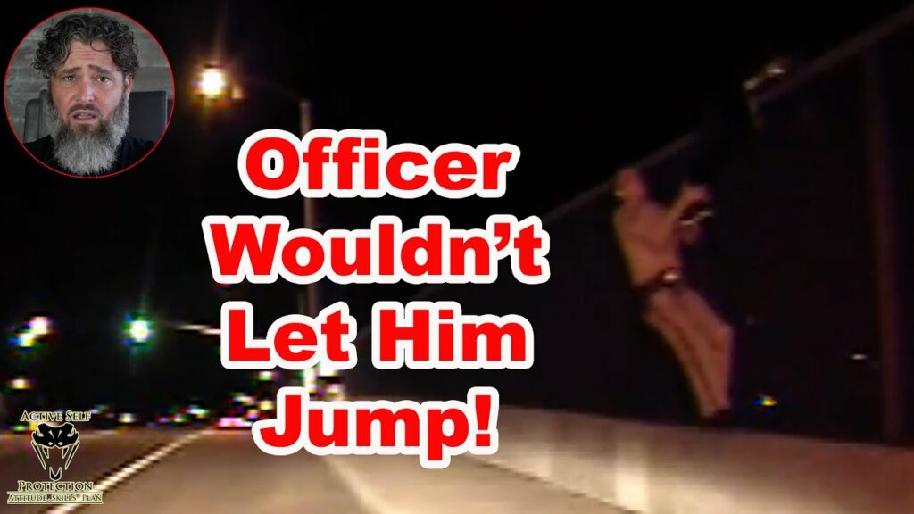 Hero Officer Badly Hurt Saving Suicidal Man's Life