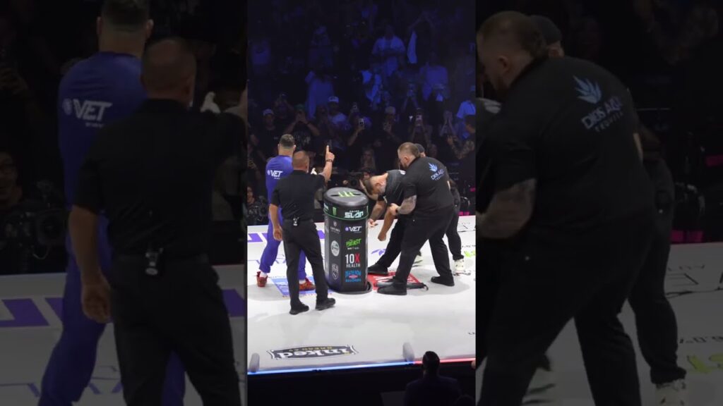 He’s asleep! 👀 #powerslap14