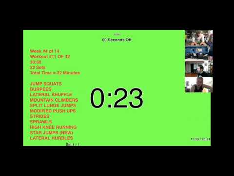 High Intensity Interval Training - Workout #11 - 30:60 -  Edited