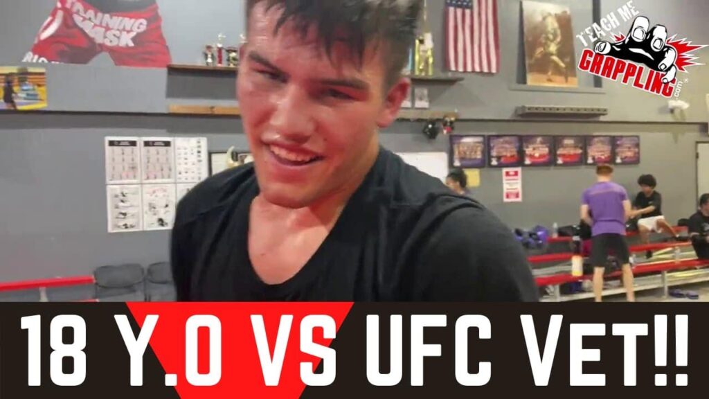 High School WRESTLER vs UFC Lightweight!  (Live Training at PG!)