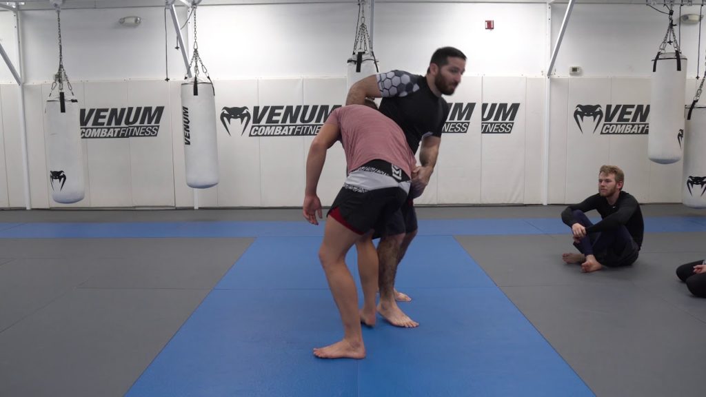 Hip Bump to Sprawl to Neck Wrench