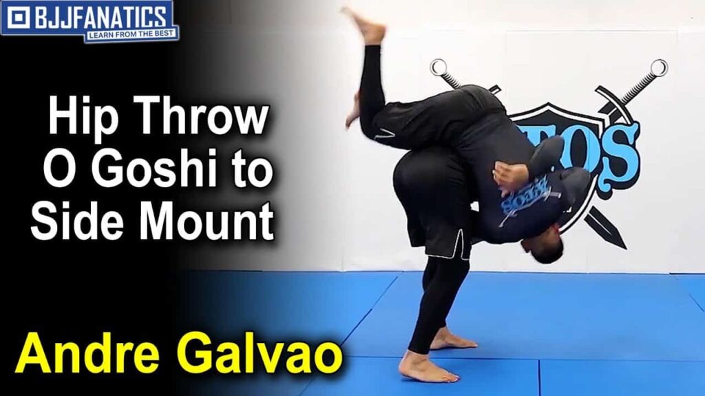 Hip Throw O Goshi to Side Mount by Andre Galvao