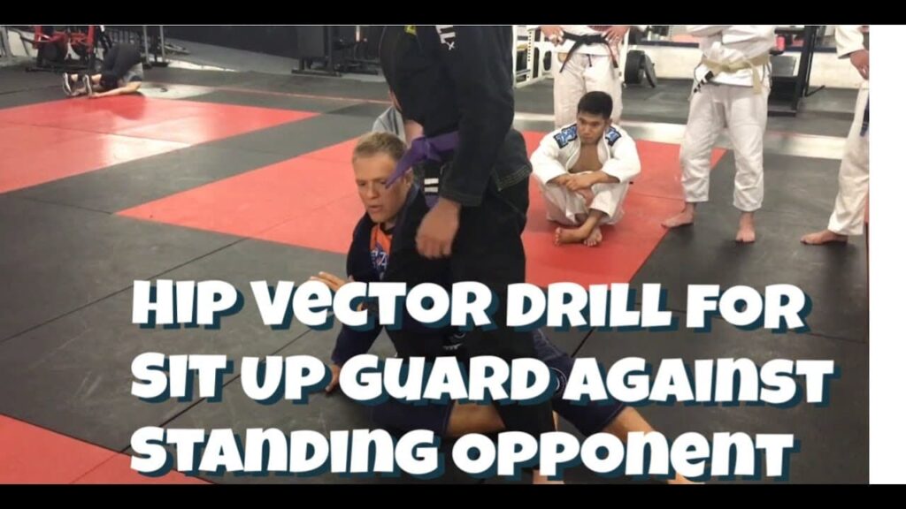 Hip Vector Drill for Sit Up Guard Against Standing Opponent | Jiu Jitsu Brotherhood