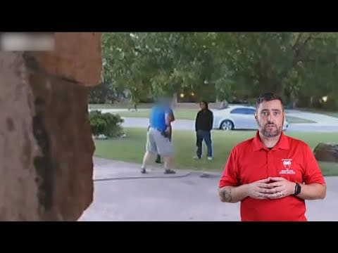 Homeowner Forced To Confront Two Suspects In His Yard