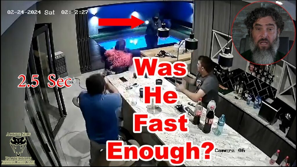 Homeowner Needs Firearm In A Hurry Against Home Invaders