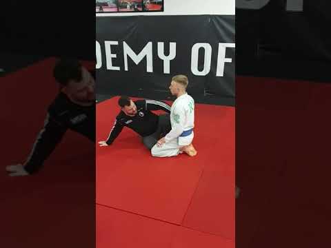 Hook Sweep with Belt grip when opponent has pants grip