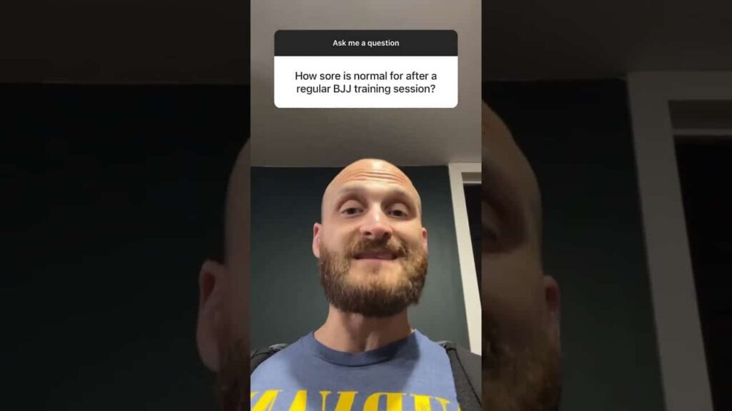 How Sore Should You Be After BJJ Training? (BJJ Q&A) #shorts