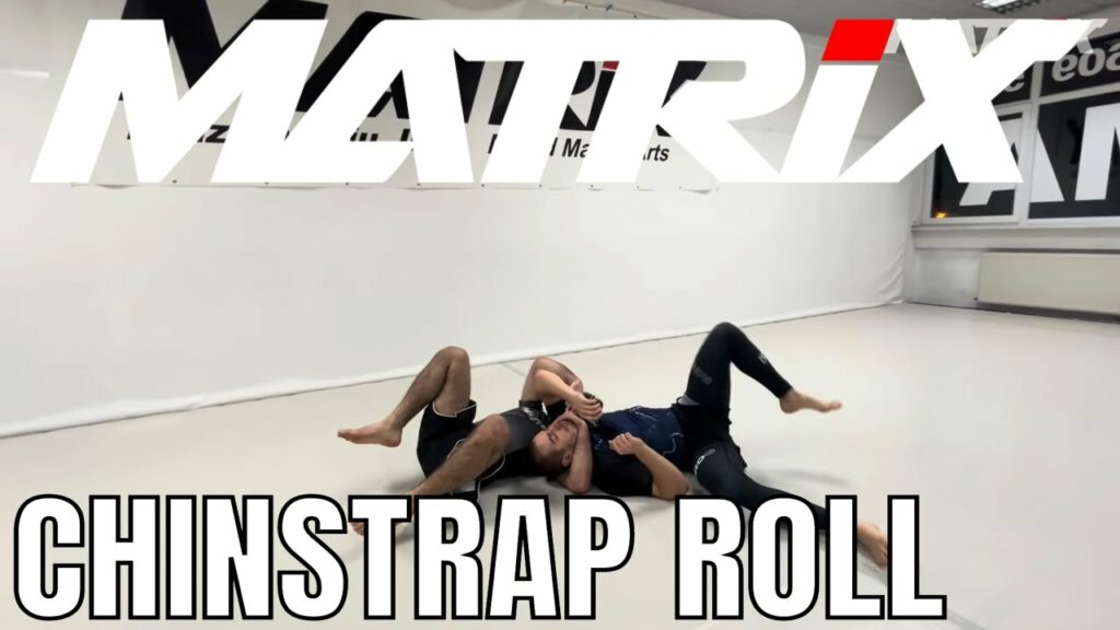 How To Do A Chinstrap Roll From The Headquarters Position In Jiu Jitsu - Matrix Jiu Jitsu