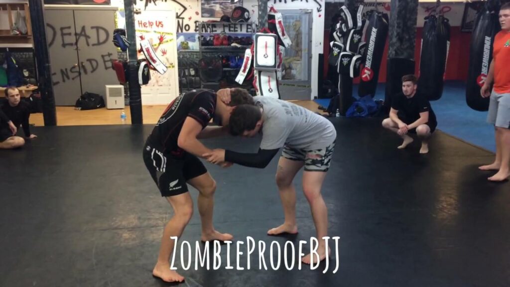 How To Do The Imanari Roll (From Tie-Up Snap Down) - ZombieProofBJJ (NoGi)