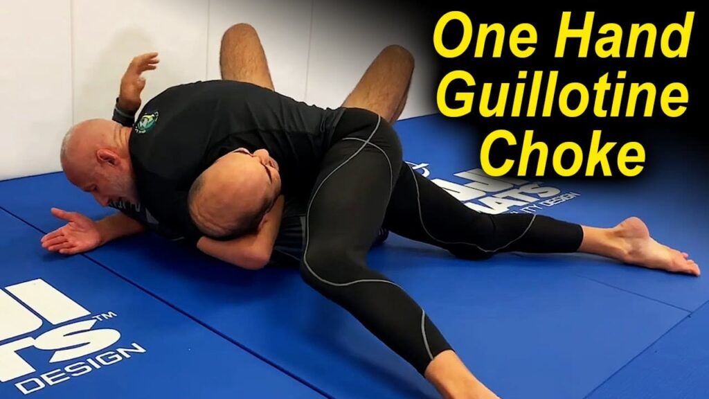How To Do The One Hand Jiu Jitsu Guillotine Choke by Karel "Silver Fox" Pravec