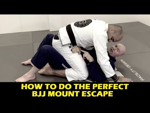 How To Do The Perfect BJJ Mount Escape by John Danaher