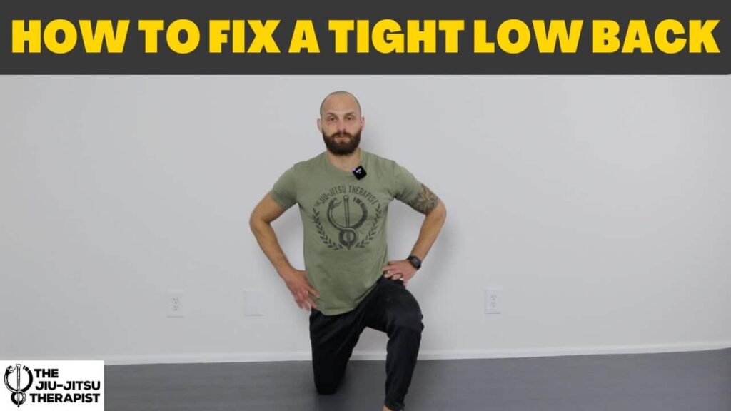 How To Fix Back Pain and Tightness From BJJ