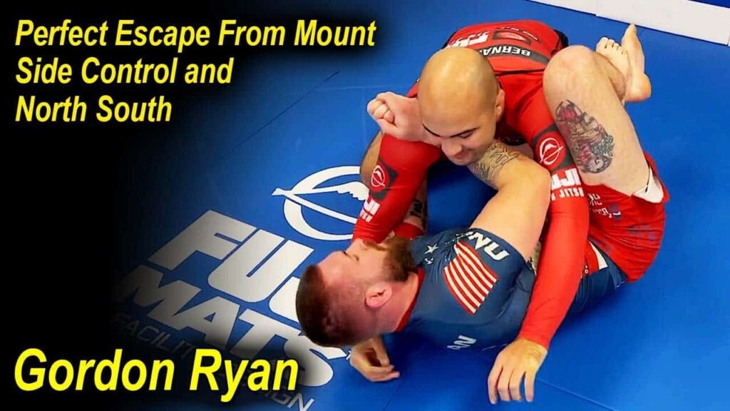 How To Perfectly Escape From Mount, Side Control and North South No Gi by Gordon Ryan