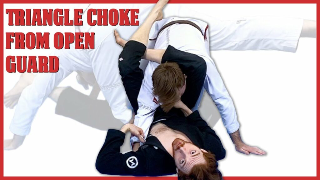 How to Do the Triangle Choke from Open Guard, with Jon Thomas