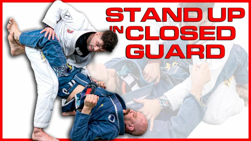 How to Stand Up in Closed Guard Vs An Opponent Trying Break Your Posture