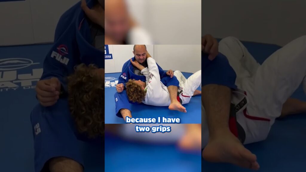 How to choke someone WHILE they armbar you  #bjjlesson #bjj