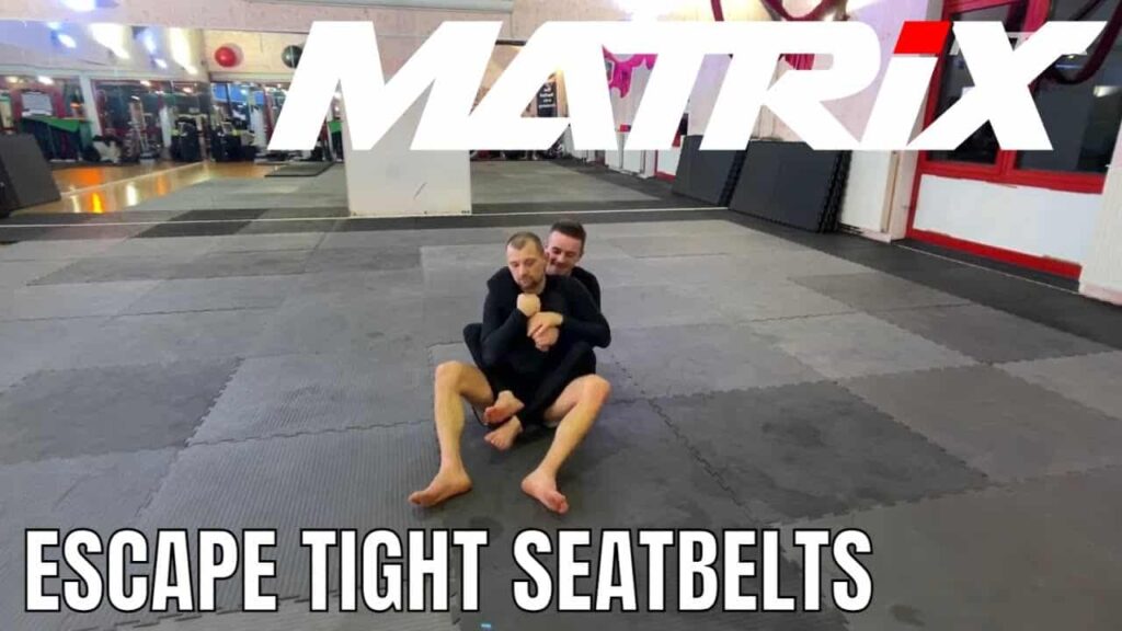 How to deal with a tight Seatbelt and escape the Backmount - Matrix Jiu Jitsu