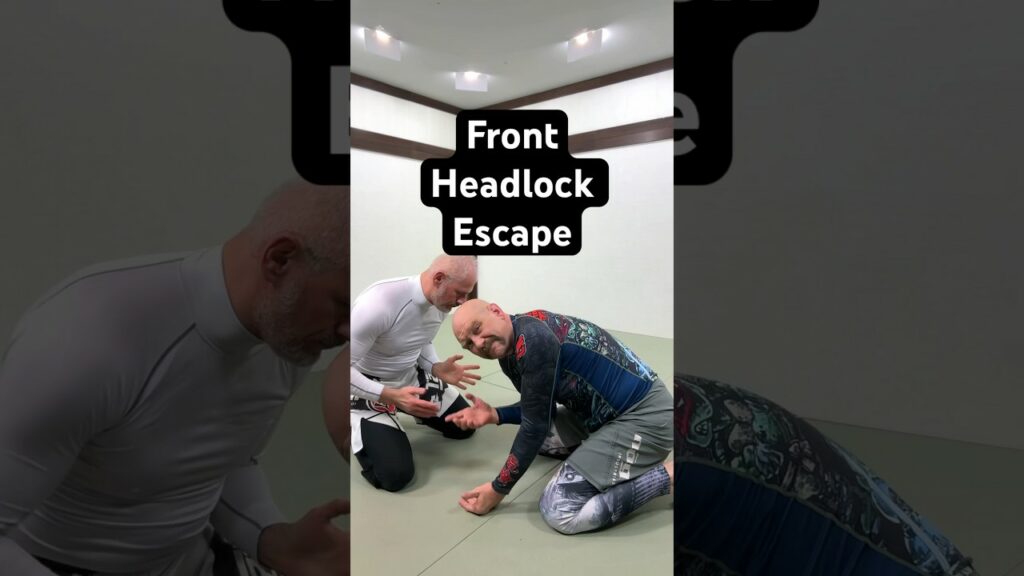 How to get out of a front headlock in BJJ