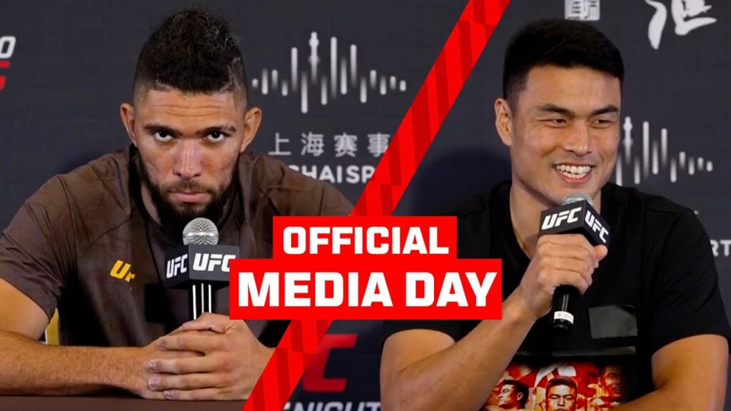 I Am Going To Strike With This Guy π¨ | UFC Shanghai Media Day