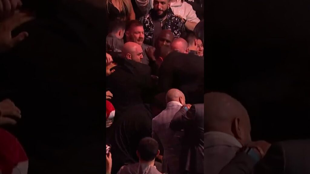 ICYMI: Sean Strickland threw hands with Dricus Du Plessis at UFC 296 👀